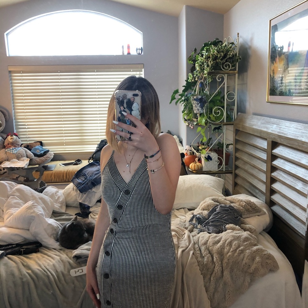 stripped dress